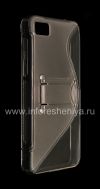 Photo 4 — Silicone Case dengan Stand merampingkan dipadatkan untuk BlackBerry Z10, abu-abu