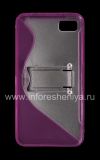 Photo 2 — Silicone Case dengan Stand merampingkan dipadatkan untuk BlackBerry Z10, ungu