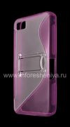 Photo 3 — Silicone Case dengan Stand merampingkan dipadatkan untuk BlackBerry Z10, ungu