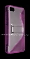 Photo 4 — Silicone Case dengan Stand merampingkan dipadatkan untuk BlackBerry Z10, ungu