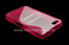 Photo 6 — Silicone Case dengan Stand merampingkan dipadatkan untuk BlackBerry Z10, berwarna merah muda