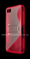Photo 3 — Silicone Case dengan Stand merampingkan dipadatkan untuk BlackBerry Z10, merah