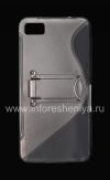 Photo 1 — Silicone Case dengan Stand merampingkan dipadatkan untuk BlackBerry Z10, jelas