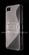 Photo 3 — Silicone Case dengan Stand merampingkan dipadatkan untuk BlackBerry Z10, jelas