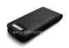 Photo 4 — Caso de cuero con tapa de apertura vertical para BlackBerry Z10, Negro, gran textura