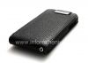 Photo 5 — Caso de cuero con tapa de apertura vertical para BlackBerry Z10, Negro, gran textura