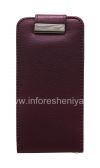 Photo 1 — Housse en cuir avec couvercle à ouverture verticale pour BlackBerry Z10, Violet, Grand texture