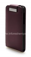 Photo 3 — Leather Case with vertical opening cover for BlackBerry Z10, Purple, large texture