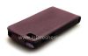 Photo 4 — Leather Case with vertical opening cover for BlackBerry Z10, Purple, large texture