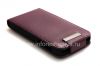 Photo 9 — kasus penutup kulit dengan membuka vertikal untuk BlackBerry Z10, Violet, tekstur besar
