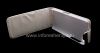 Photo 8 — ブラックベリーZ10用の垂直開口カバー付きレザーケース, ホワイト、大規模なテクスチャ