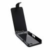 Photo 3 — kasus penutup kulit dengan membuka vertikal untuk BlackBerry Z10, Hitam, tekstur halus
