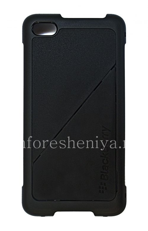 Photogallery for মূল প্লাস্টিক কভার, ফাংশন দিয়ে ঢেকে ট্রান্সফর্ম শেল স্ট্যান্ড BlackBerry Z30, ব্ল্যাক (কালো) product