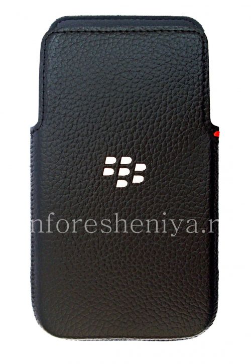 Photogallery for Original Case-Tasche Ledertasche für Blackberry-Z30, Black (Schwarz) product