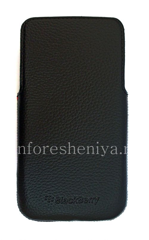 Photogallery for Original Case-Tasche Ledertasche für Blackberry-Z30, Black (Schwarz) product