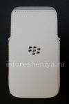 Photo 1 — Caso bolsillo original Bolsa de piel para BlackBerry Z30, Caucásica (blanca)