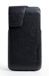 Photo 1 — ブラックベリーZ30用のクリップレザースイベルホルスター付き本革ケース, ブラック（黒）
