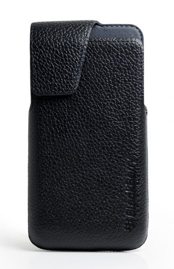 Kasus kulit asli dengan klip Kulit Swivel Holster untuk BlackBerry Z30
