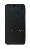 Photo 1 — The original leather case with horizontal opening cover Leather Flip Case for the BlackBerry Z30, Black