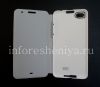Photo 8 — The original leather case with horizontal opening cover Leather Flip Case for the BlackBerry Z30, White