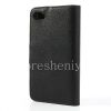 Photo 8 — Leather Case pembukaan horisontal "Classic" untuk BlackBerry Z30, Hitam, bagian dalam coklat