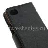 Photo 10 — Ledertasche horizontale Öffnung "Classic" für Blackberry-Z30, Schwarz, braun Innenteil