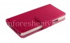 Photo 4 — Leather Case pembukaan horisontal "Classic" untuk BlackBerry Z30, Fuchsia, bagian dalam merah muda