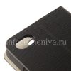 Photo 5 — Housse en cuir ouverture horizontale "en bois" pour BlackBerry Z30, Noir