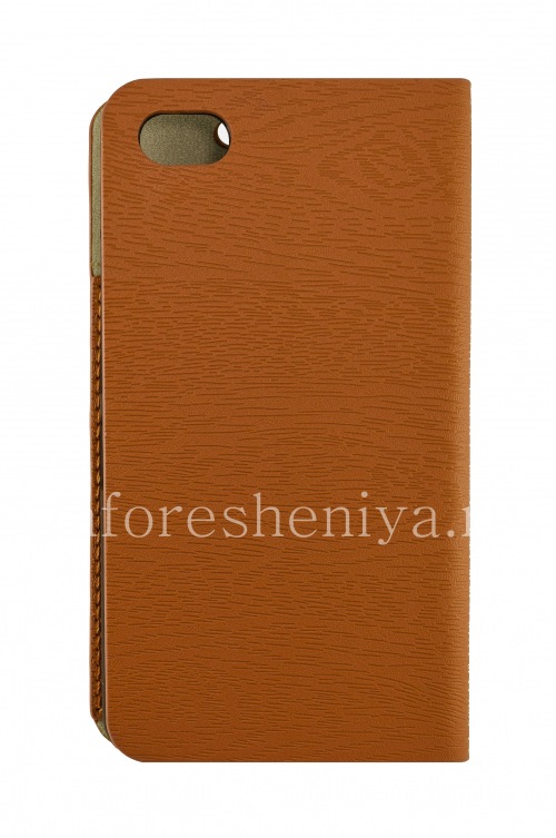 Photogallery for Leather Case pembukaan horisontal &quot;Kayu&quot; untuk BlackBerry Z30, coklat product
