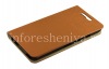 Photo 3 — Housse en cuir ouverture horizontale "en bois" pour BlackBerry Z30, Brun