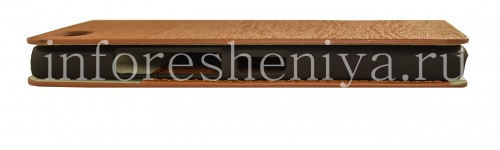 Photogallery for Leather Case pembukaan horisontal &quot;Kayu&quot; untuk BlackBerry Z30, coklat product
