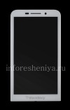 Photo 1 — Screen LCD + touch screen (Touchscreen) in the assembly for the BlackBerry Z30, White
