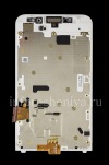 Photo 2 — Screen LCD + touch screen (Touchscreen) in the assembly for the BlackBerry Z30, White