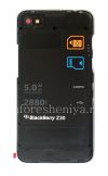 Photo 2 — La parte media del cuerpo original en el ensamblaje con la llanta para el BlackBerry Z30, Plata / Negro