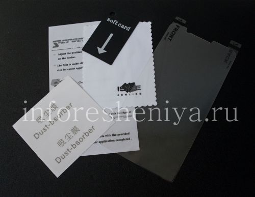 Photogallery for ब्लैकबेरी Z30 के लिए स्क्रीन रक्षक, साफ़ (क्रिस्टल साफ़) product