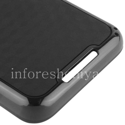 Photogallery for Silicone Case kompak &quot;Cube&quot; untuk BlackBerry Z30, Hitam / hitam product
