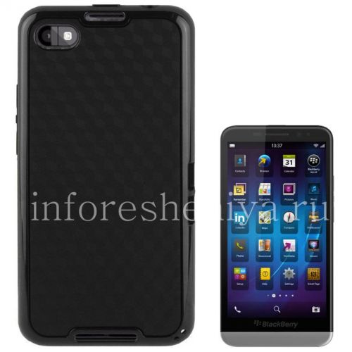 Photogallery for Silicone Case kompak &quot;Cube&quot; untuk BlackBerry Z30, Hitam / hitam product