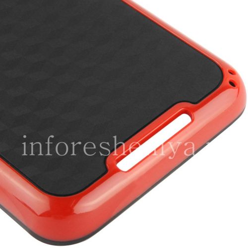 Photogallery for Silicone Case kompak &quot;Cube&quot; untuk BlackBerry Z30, Black / Red product