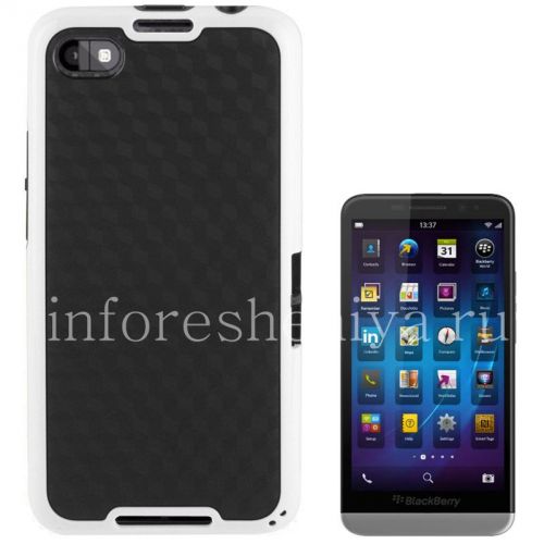 Photogallery for Silicone Case kompak &quot;Cube&quot; untuk BlackBerry Z30, Hitam / Putih product