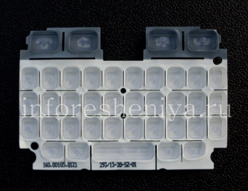 Photogallery for Asli Keyboard BlackBerry 9720 Inggris, Putih, QWERTY product
