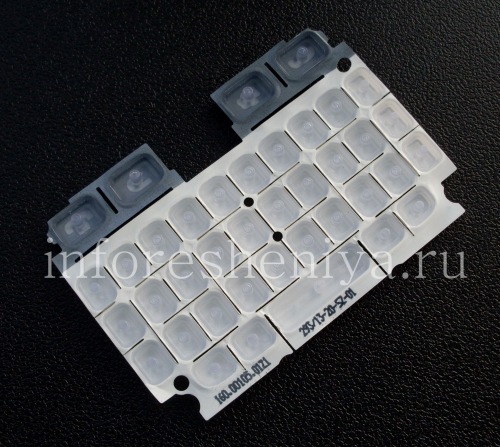 Photogallery for Asli Keyboard BlackBerry 9720 Inggris, Putih, QWERTY product