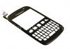 Photo 5 — Layar sentuh (Touchscreen) dalam perakitan dengan panel depan untuk BlackBerry 9720, hitam