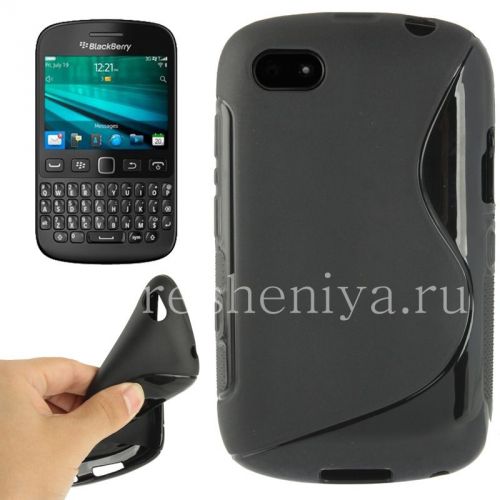 Photogallery for 硅胶套紧凑流线BlackBerry 9720, 黑 product