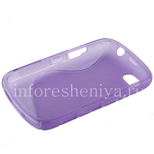 Photogallery for 硅胶套紧凑流线BlackBerry 9720, 紫丁香 product