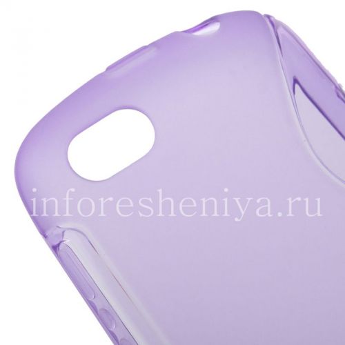Photogallery for 硅胶套紧凑流线BlackBerry 9720, 紫丁香 product