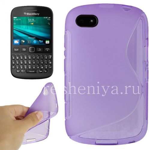 Photogallery for 硅胶套紧凑流线BlackBerry 9720, 紫丁香 product