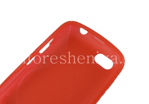 Photogallery for 硅胶套紧凑流线BlackBerry 9720, 红 product