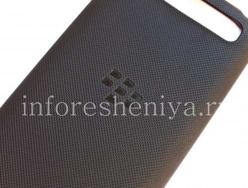 Photogallery for Funda de silicona original compactado Shell suave de la caja para BlackBerry Classic, Negro (translúcido Negro) product
