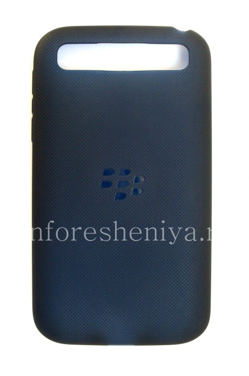 Photogallery for Funda de silicona original compactado Shell suave de la caja para BlackBerry Classic, Azul (azul translúcido) product