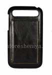 Leather Case, Cover for BlackBerry Classic, The black